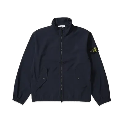 Stone Island Stretch Polyester Jacket "Midnight Blue"