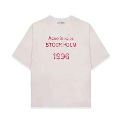 Acne Studios Logo Stamp T-Shirt "Pale Orange"