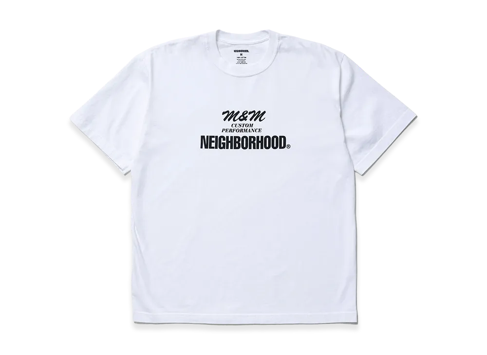 NEIGHBORHOOD x M&M . Tee SS-2 "White"