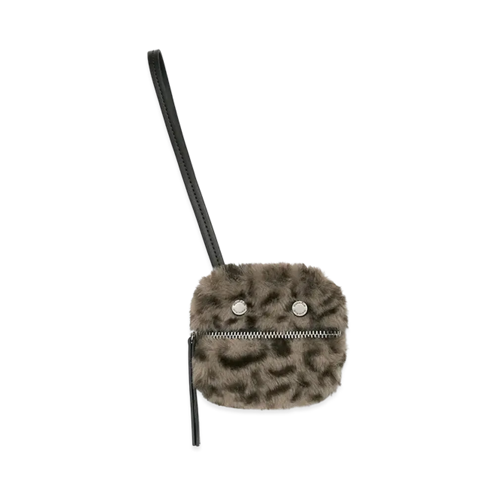 Matin Kim Leopard Mini Pouch "Grey"