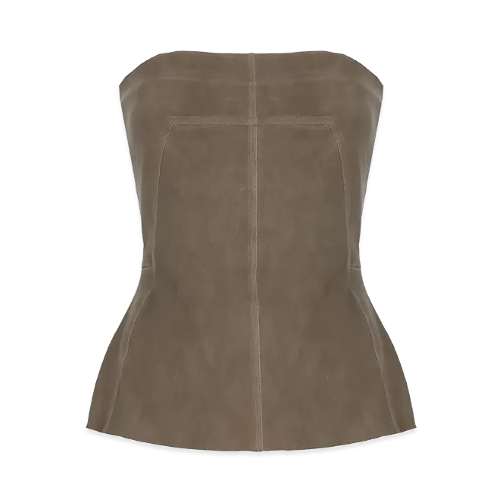 Rick Owens Women's Top "Brown Beige"