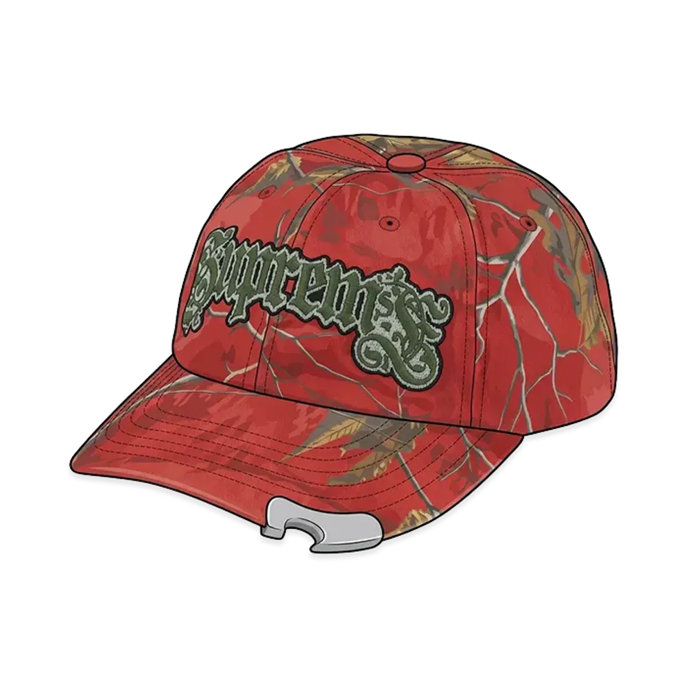 Supreme Bottle Opener 6-Panel "Realtree Xtra Red Camo"