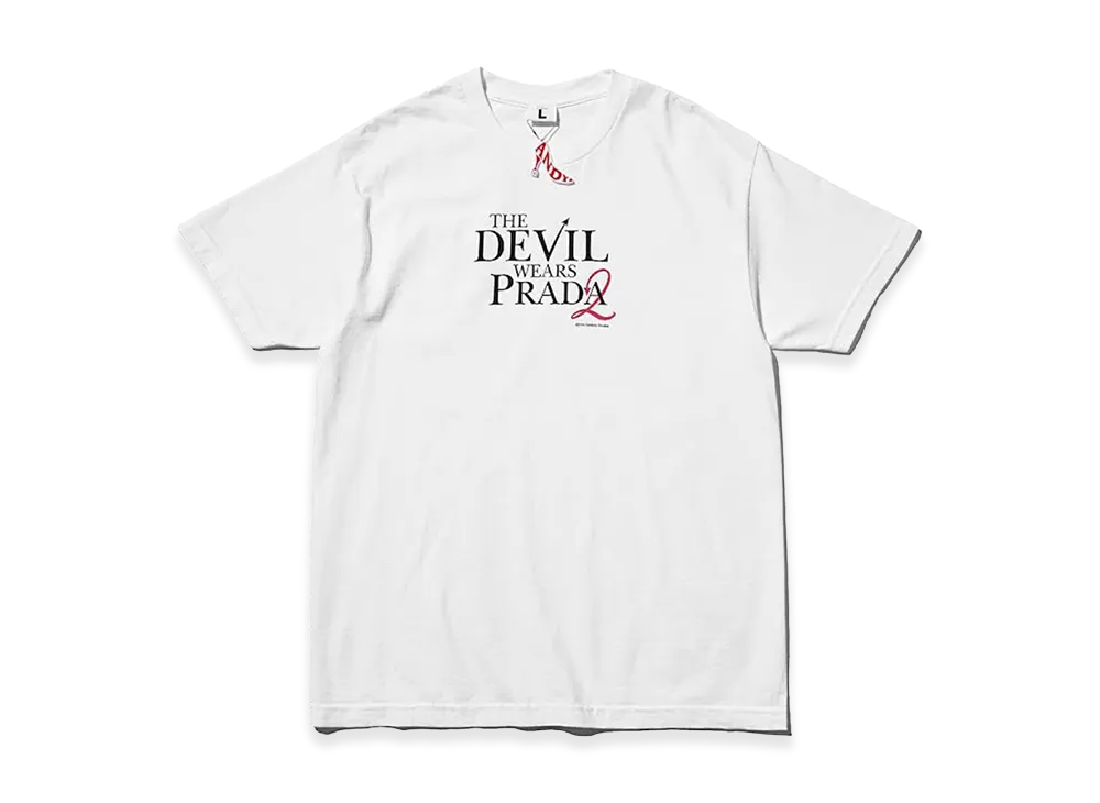 weber x The Devil Wears Prada2 T shirt with Key Chain (Andy) "White"