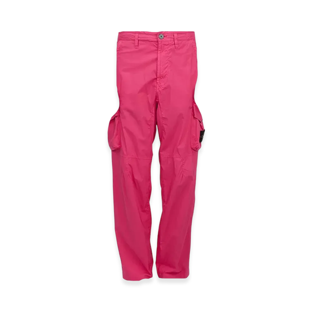 Stone Island 32003 Stretch Cotton Tela Paracadute Cargo Pants- 22SS "Cyclamen"