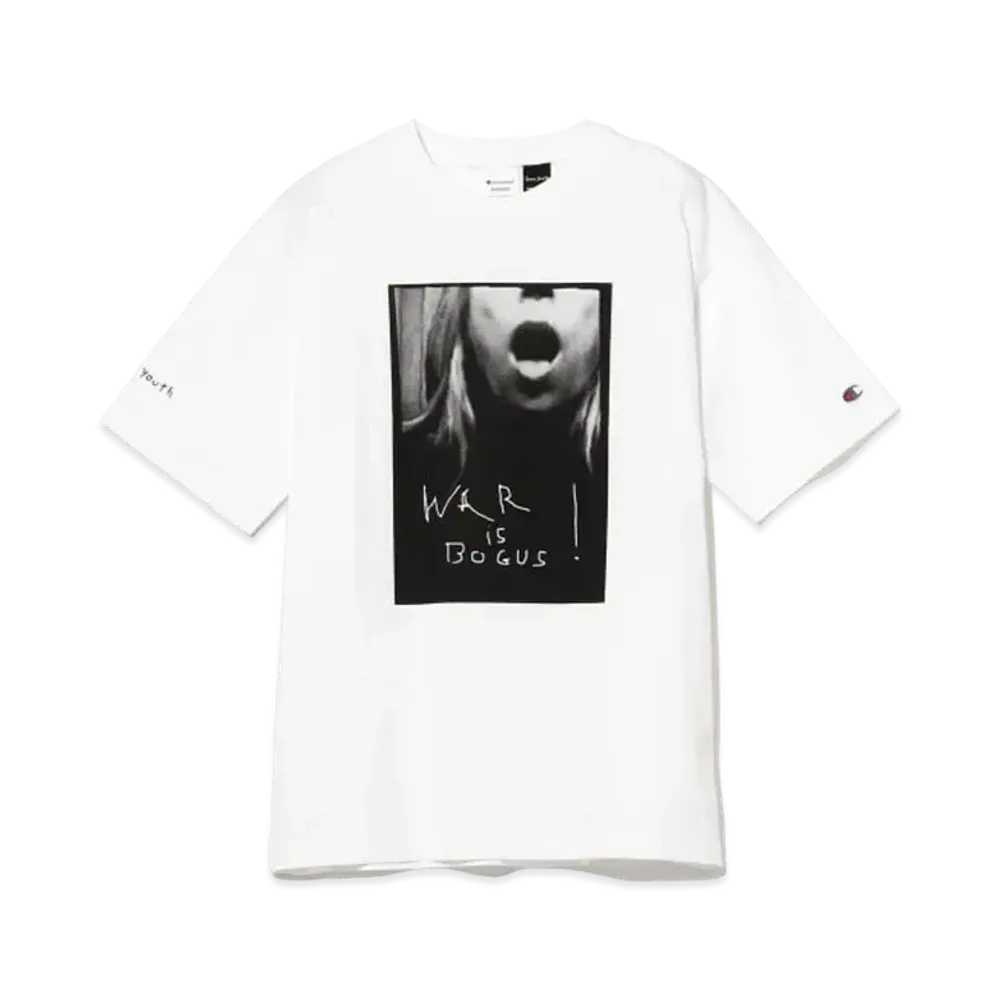 Champion for BEAMS x SONIC YOUTH / Print T-shirt #1 "White"
