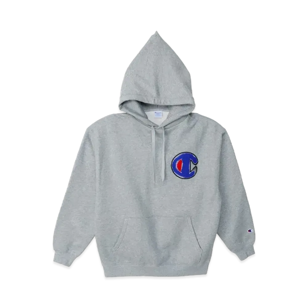 Champion x Sneakerwolf Hooded Sweatshirt "Oxford Gray"