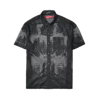 Supreme Last Supper Lace S/S Shirt "Black"