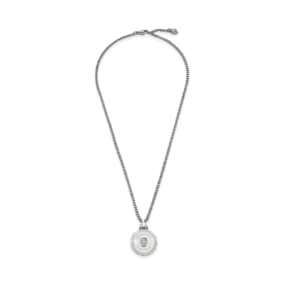 Alexander McQUEEN Sovereign Skull Necklace "Palladium"