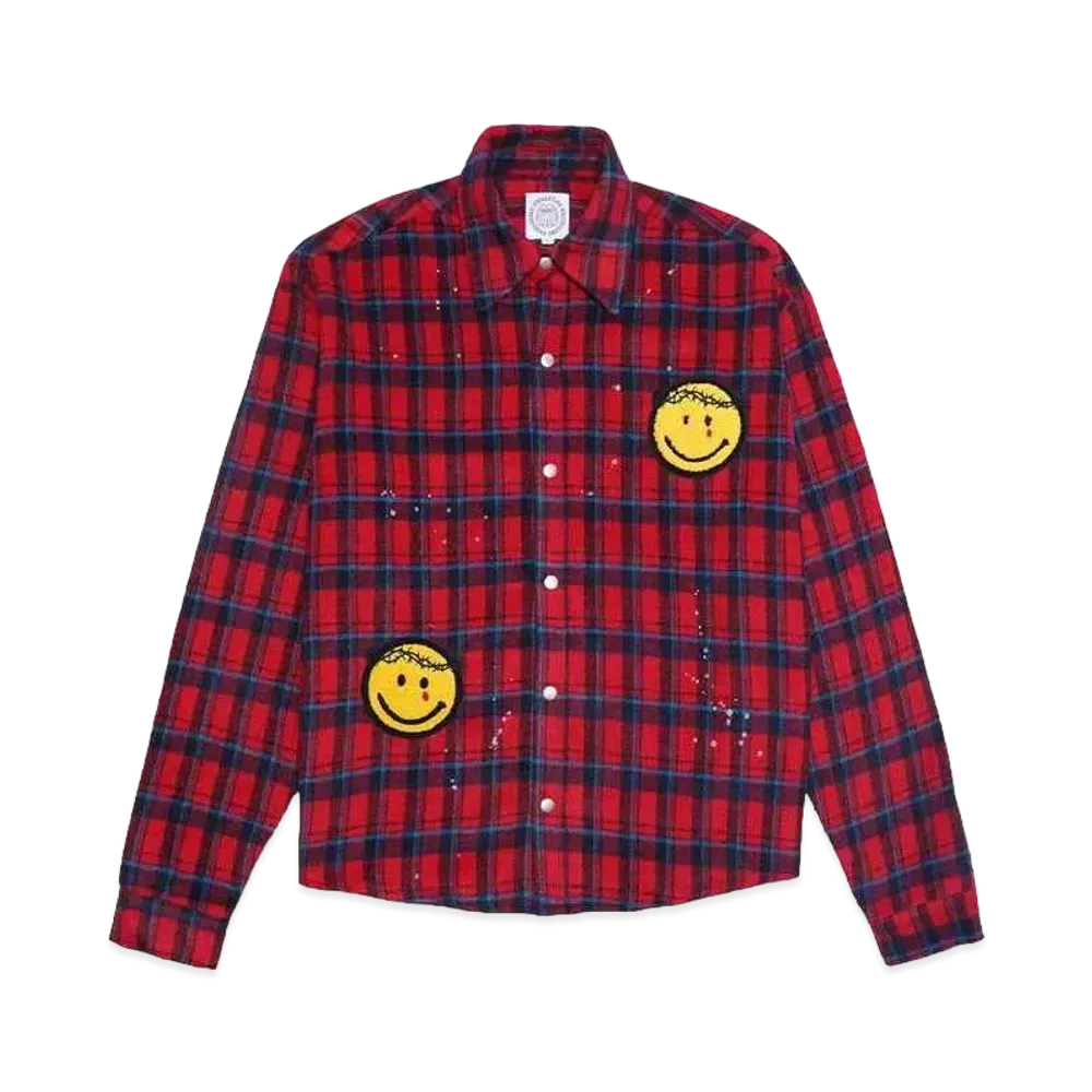 SOMEIT K.O.K Vintage Shirts Jacket "RED"