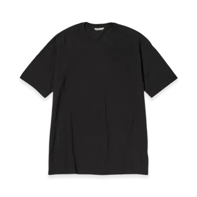AURALEE Seamless Crew Neck T-Shirt "Black"