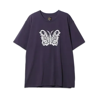 NEEDLES x KAE TANAKA S/S Crew Neck Tee Poly Jersey KT Papillon "Purple"