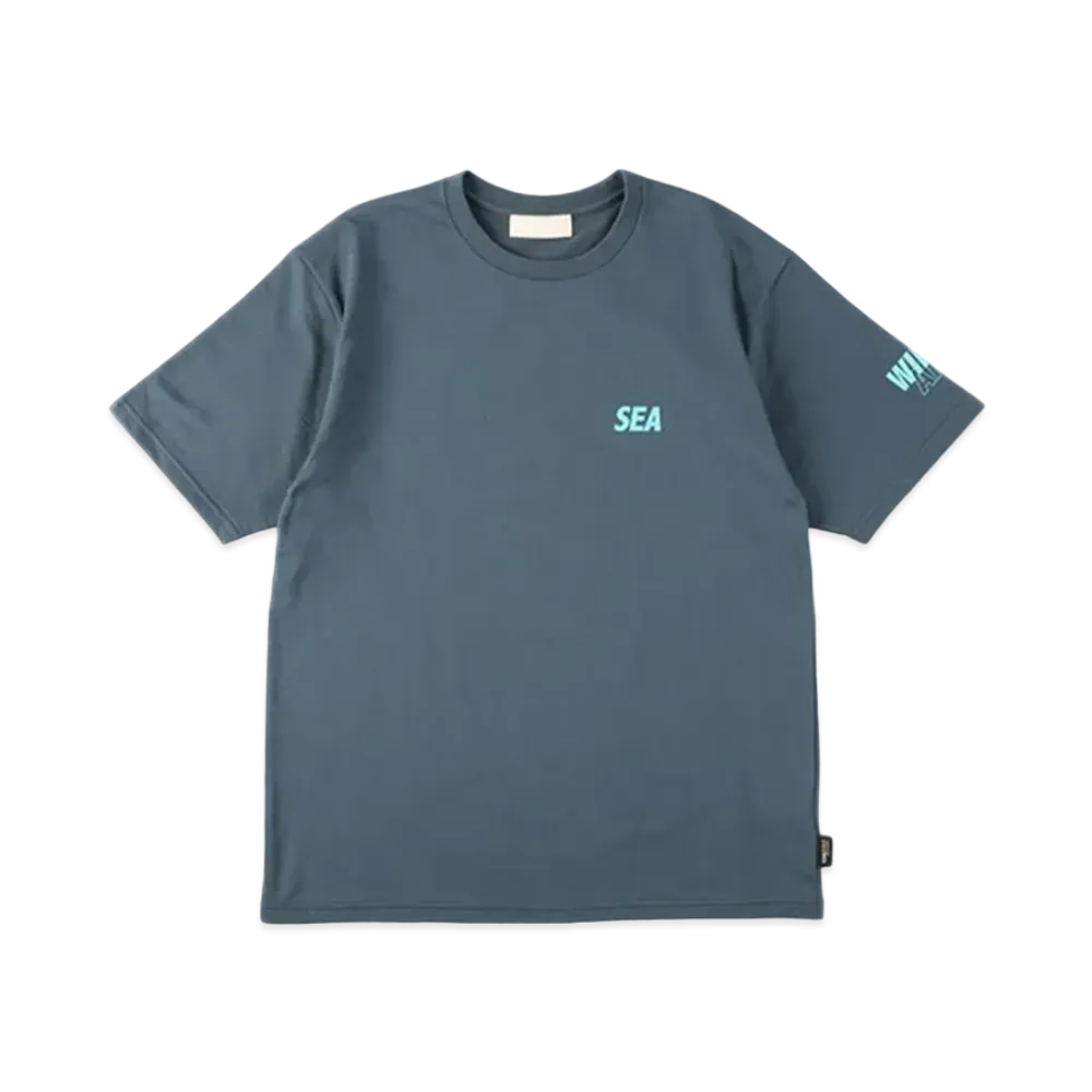 WIND AND SEA CT Crewneck (CORDURA(R)) S/S Tee "Slate/Bule"