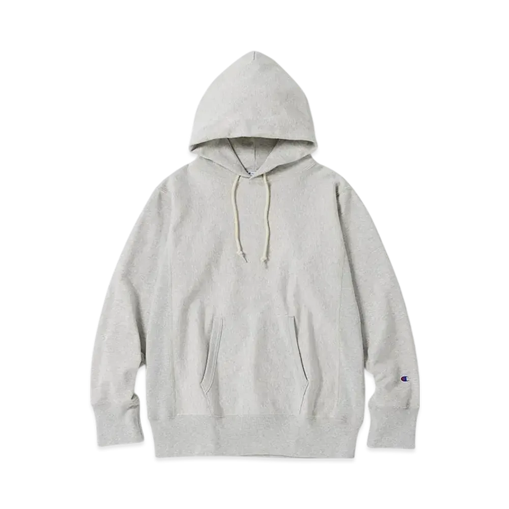Champion Reverse Weave Hooded Sweatshirt 25SS "Light Gray"