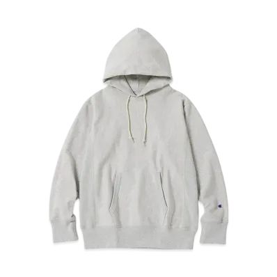 Champion Reverse Weave Hooded Sweatshirt 25SS "Light Gray"
