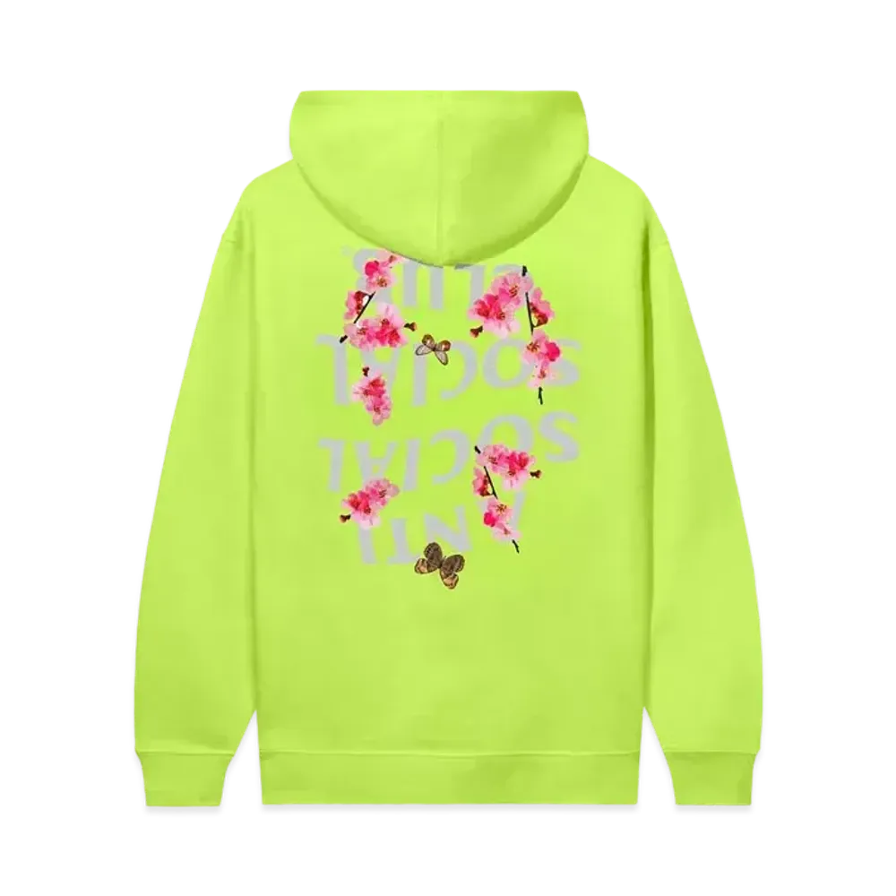 ANTI SOCIAL SOCIAL CLUB SUMMER 24 MAJOR DROP Kkotch V2 Hoodie "Safety Yellow"
