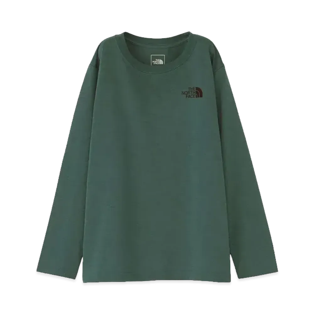 The North Face L/S Firefly Tee Kids "Atlantic Deep Green"