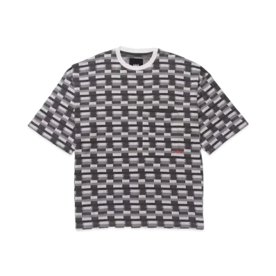 VANS TDC Yarn Dyed SS Tee Shirt "Marsh Grey Stripe"