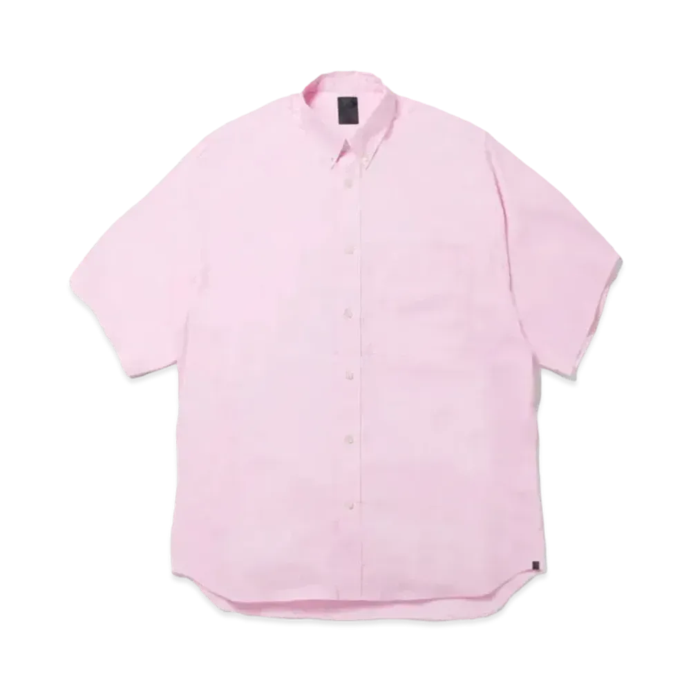 DAIWA PIER39 Tech Button Down Shirts S/S OX "Light Pink"