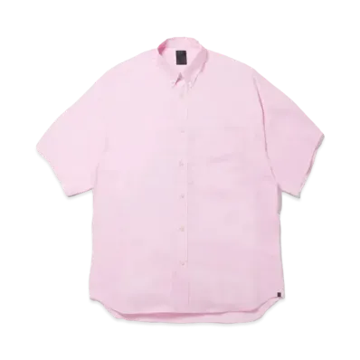DAIWA PIER39 Tech Button Down Shirts S/S OX "Light Pink"