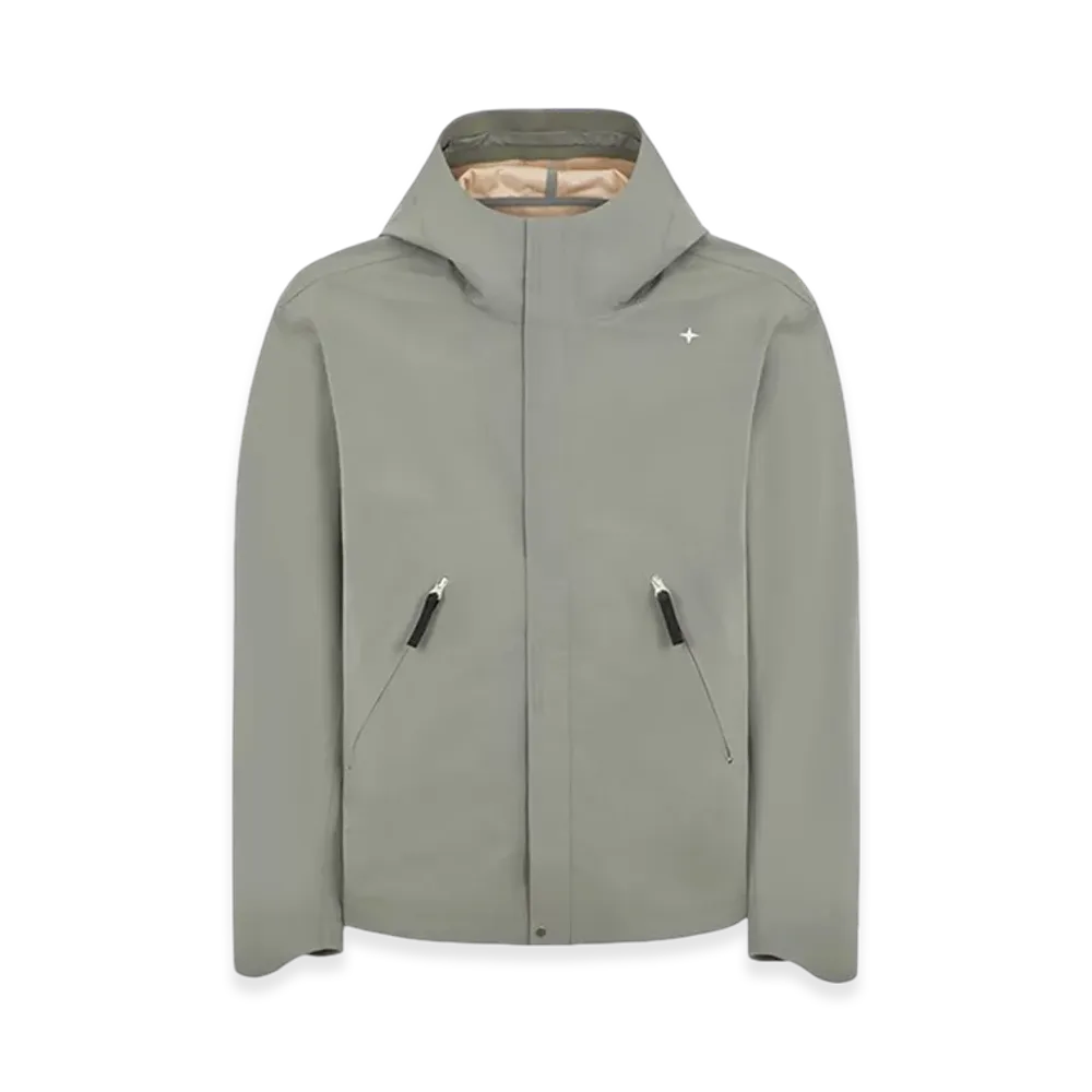 Stone Island 402G1 Stellina 3L Nylon Hooded Jacket - 23FW "Sage Green"