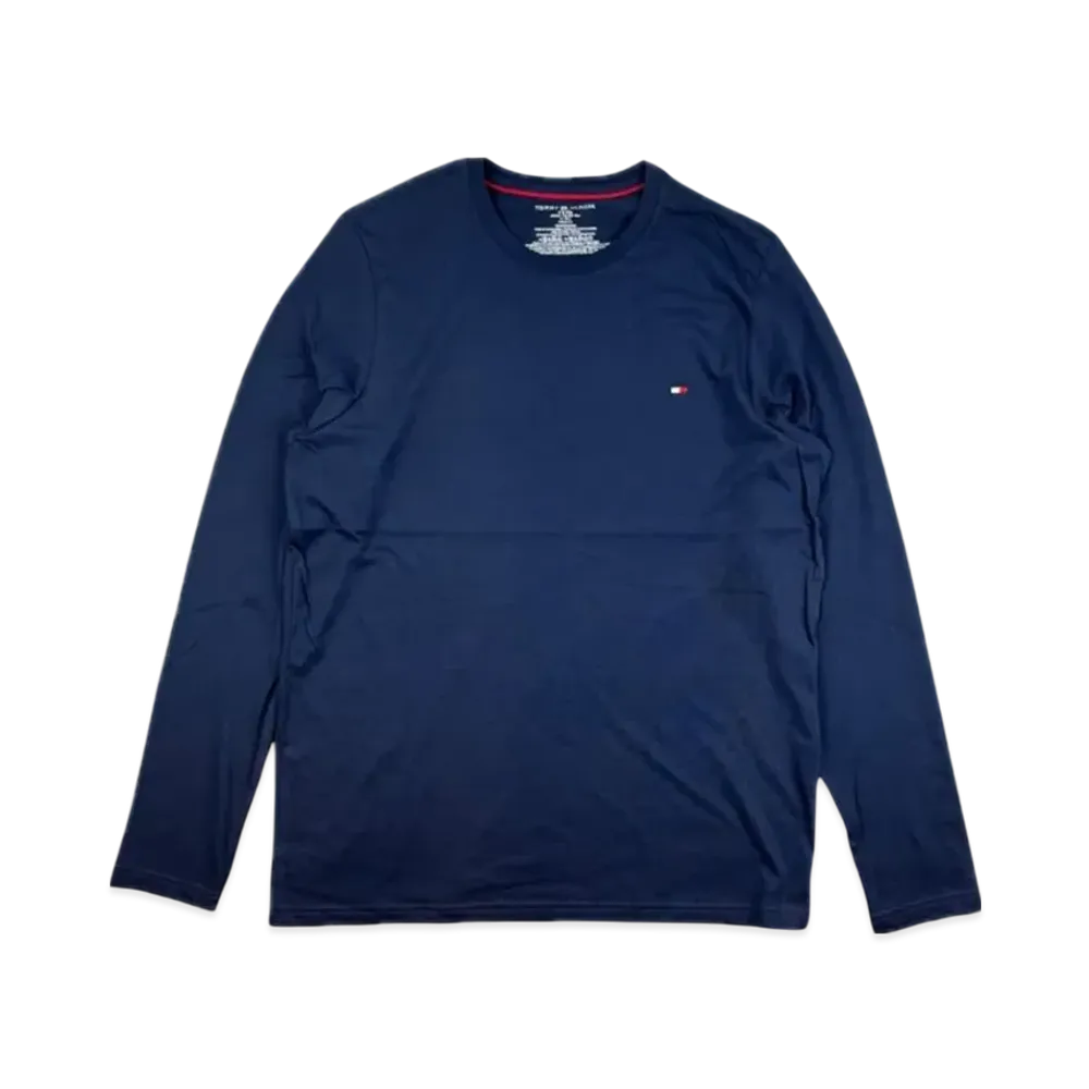 TOMMY HILFIGER L/S Tee Logo "Navy"