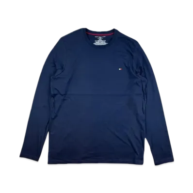 TOMMY HILFIGER L/S Tee Logo "Navy"