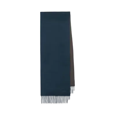 Paul Smith Cashmere Reversible Scarf "DarkGreen"
