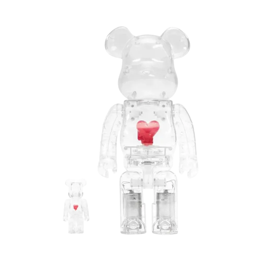 Bearbrick Emotionally Unavailable Heart 100% & 400%