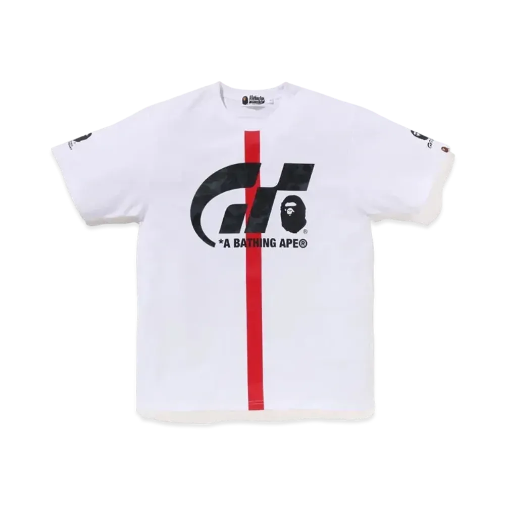 A BATHING APE x GRAN TURISMO Tee "White"
