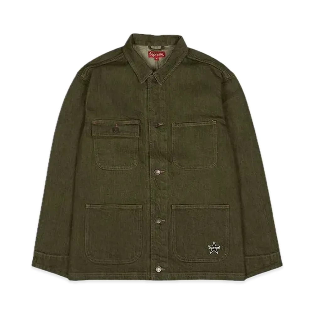 Supreme Denim Chore Coat "Olive"