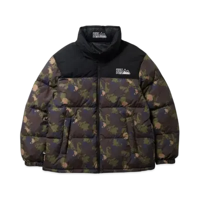 FIRST DOWN Bubble Down Jkt Microft "Camo"
