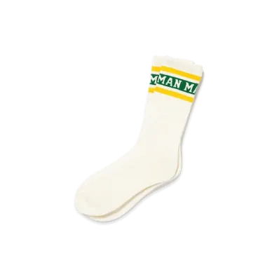 HUMAN MADE Line Socks "Yellow"