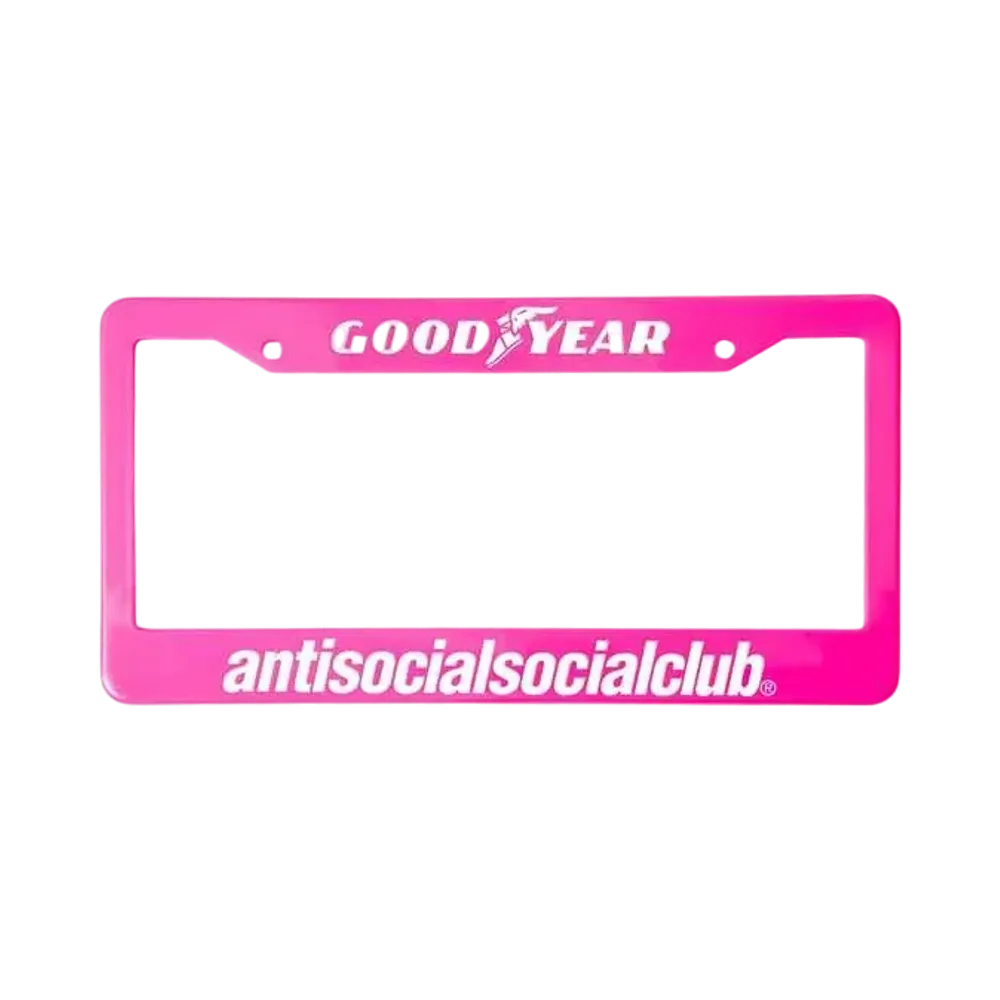 ANTI SOCIAL SOCIAL CLUB x Goodyear License Plates "Pink"
