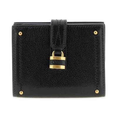 Chloe Women's Leather Paddington Wallet "Black"