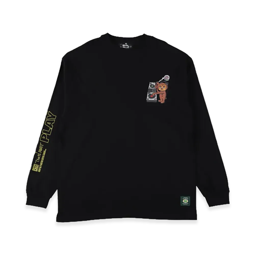 WIND AND SEA x Parappa The Rapper PJ Berri L/S Tee "Black"