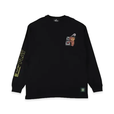 WIND AND SEA x Parappa The Rapper PJ Berri L/S Tee "Black"