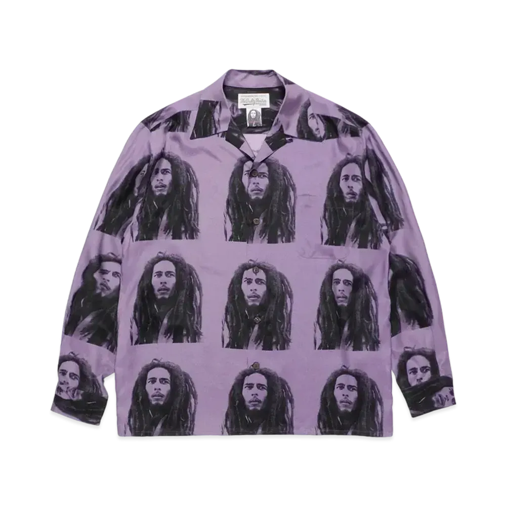 WACKO MARIA BOB MARLEY / Hawaiian Shirt "Purple"
