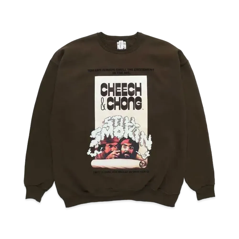 WACKO MARIA STILL SMOKIN' / SWEAT SHIRT #1 "Brown"