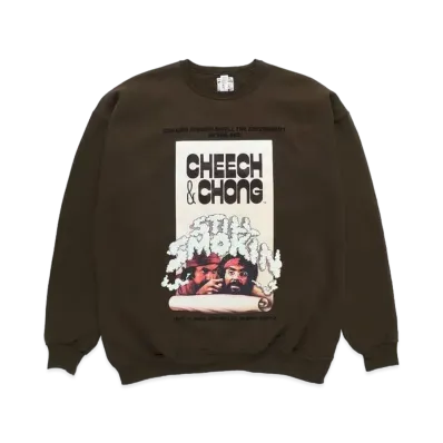WACKO MARIA STILL SMOKIN' / SWEAT SHIRT #1 "Brown"