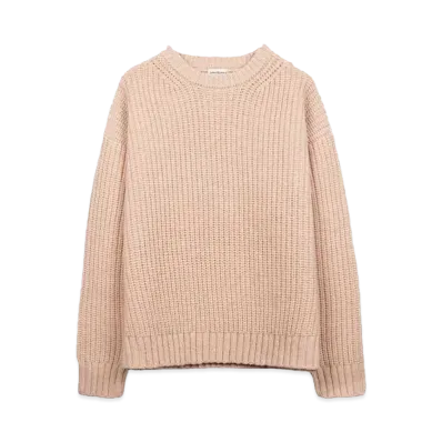 nakedgauge MERRY YARN 'BUDDY' SWEATER "CREAM"