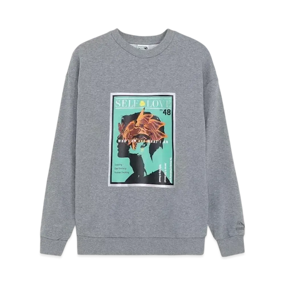 PUMA x D1SK Crewsweat "Medium Gray Heather"