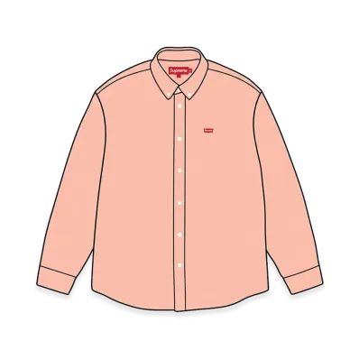 Supreme Small Box Denim Shirt "Pale Pink"