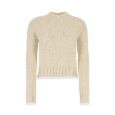 Jil Sander Women's Alpaca Blend Sweater "Ivory"
