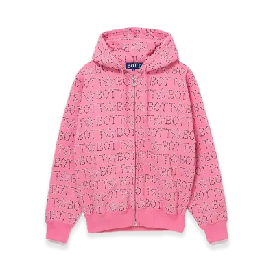 BoTT Bones Zip Hoodie "Pink"