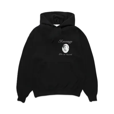 WACKO MARIA x Ellen Von Unwerth Heavy Weight Hooded Sweat Shirt "Black"