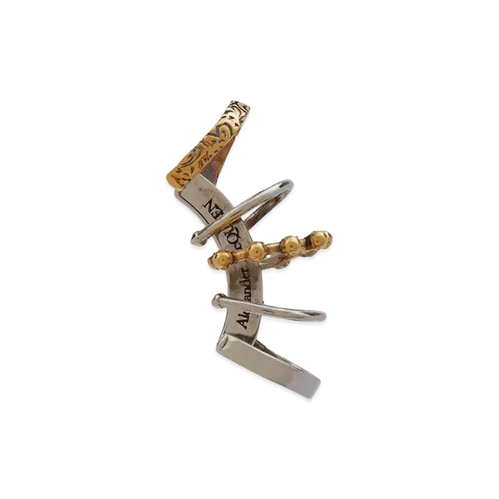 Alexander McQUEEN Punk Ear Cuff "Silver"