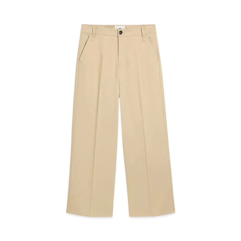 AMI PARIS Cotton Baggy-Fit Pants "Gingembre"