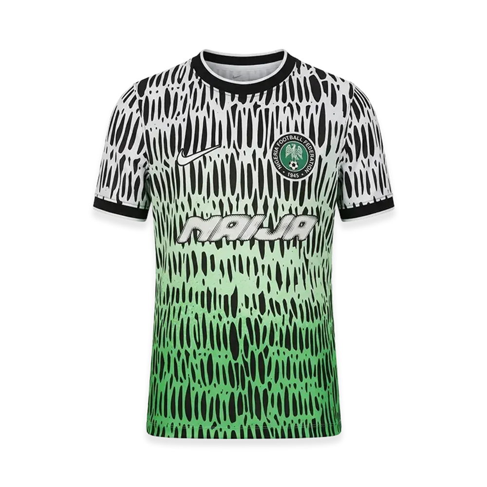 Nike x Slawn X2 World Cup Kids' Dri-FIT Short-Sleeve Football Top Nigeria "White/Green"