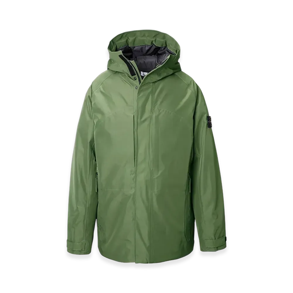 Stone Island Down Jacket 3L Gore-Tex in Recycled Polyester Down "Olivegreen"