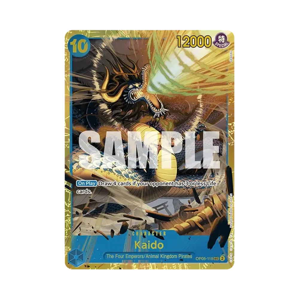 カイドウ SEC [OP05-118]【英語版】(プレミアムブースター「ONE PIECE CARD THE BEST」)